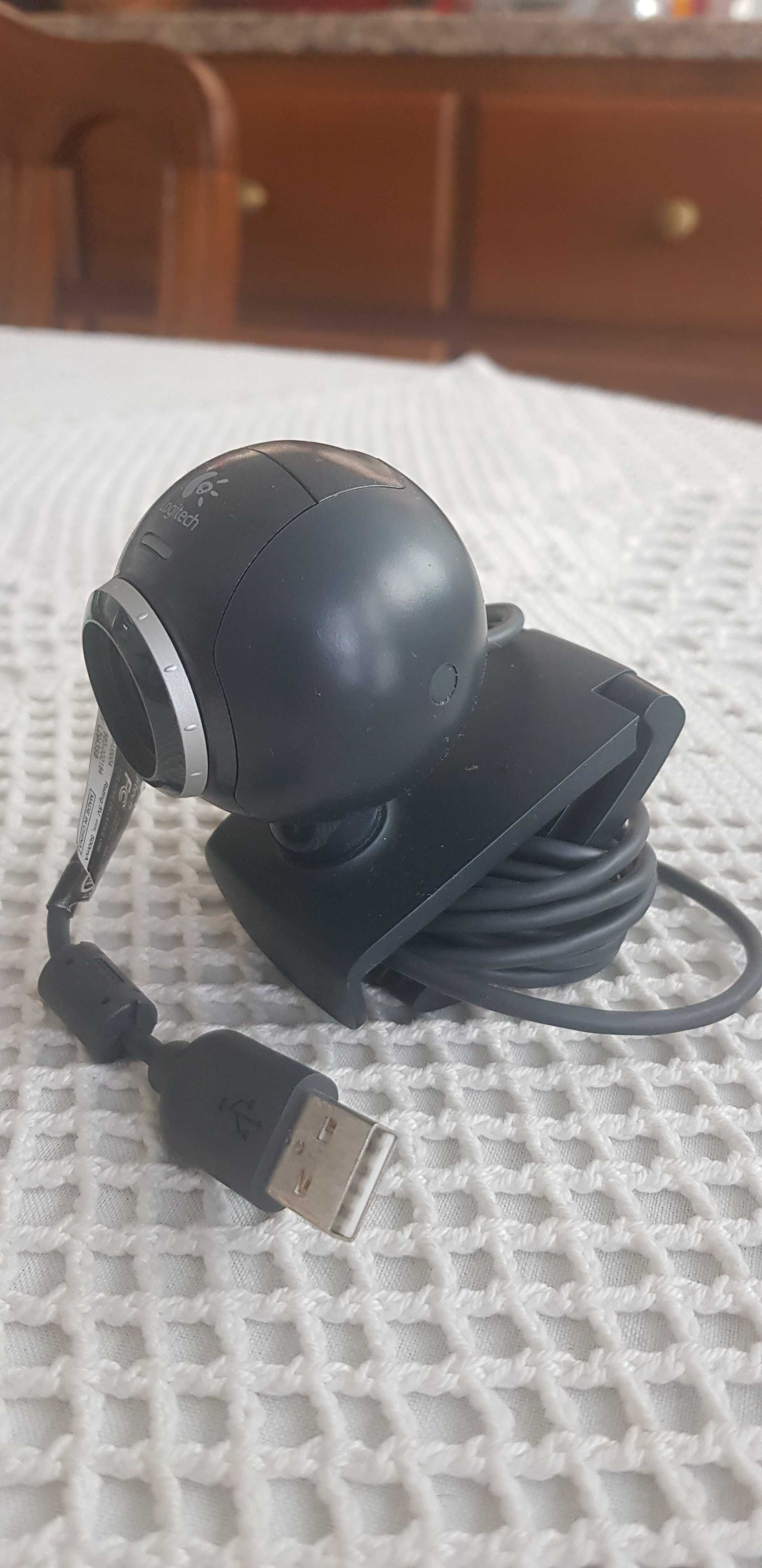 Webcam logitech ligação USB