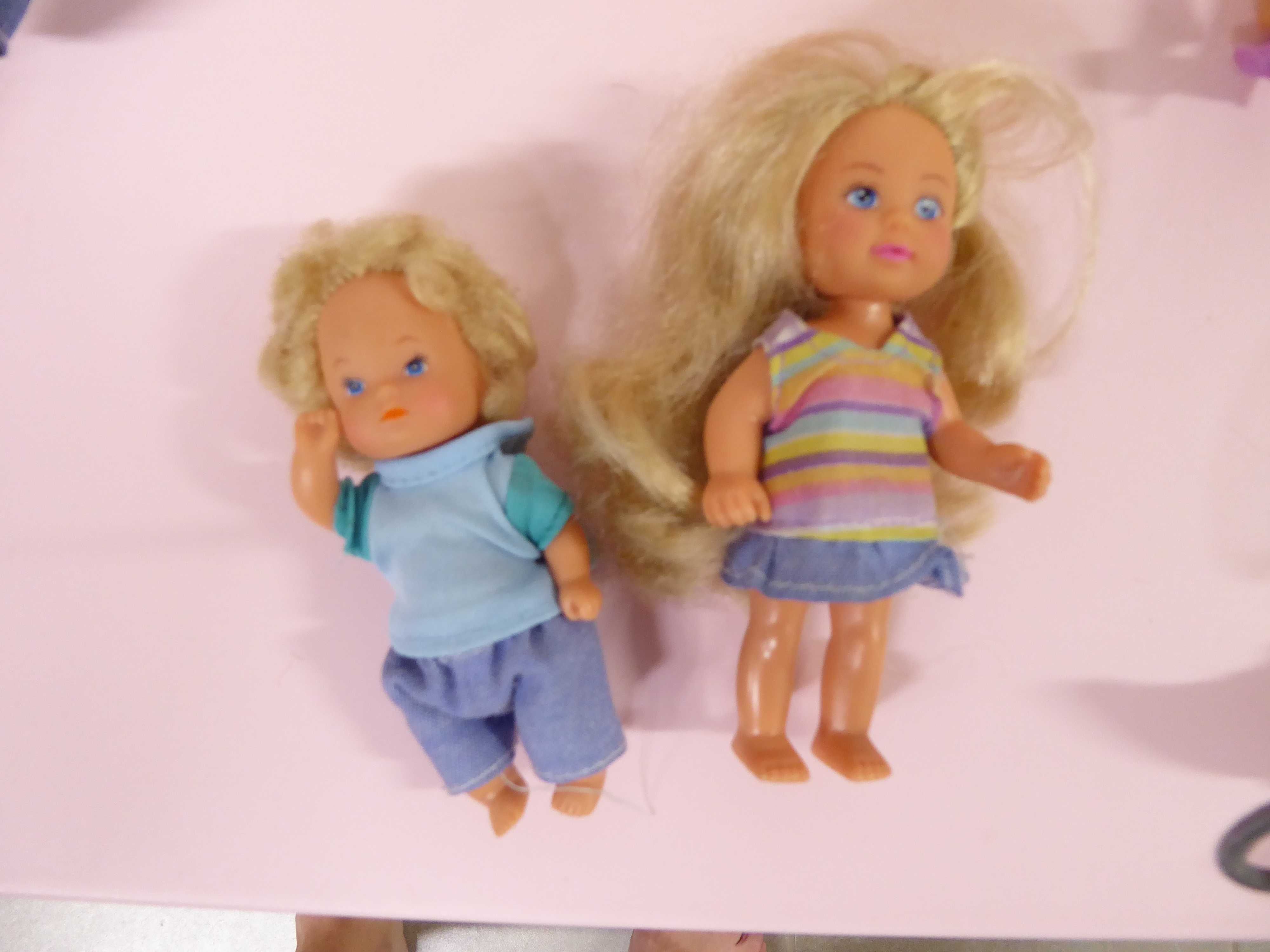 Barbie lalki, Ken, rodzeństwo, pieski, ubrania, akcesoria