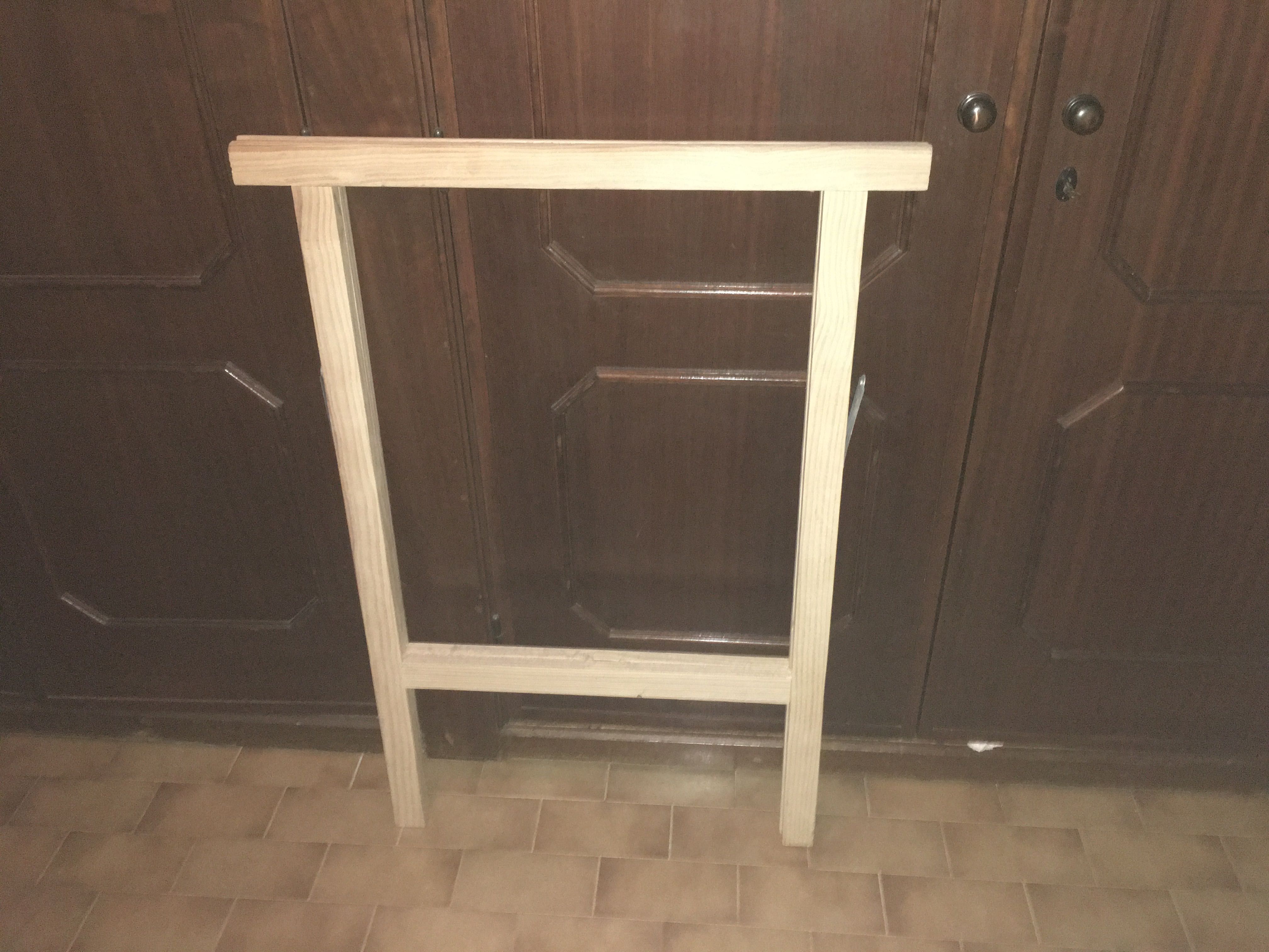 Cavalete robusto de pinho maciço XXL 735x1000x50