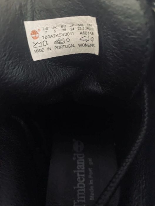 Botas Timberland Pretas Novas