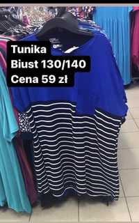 Tunika bluzka biust 130/140