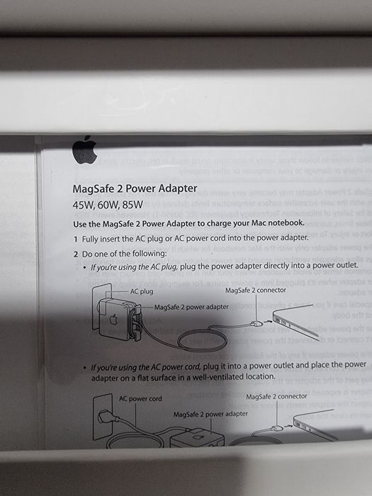 Блок живлення MagSafe 2 45W для MacBook Air