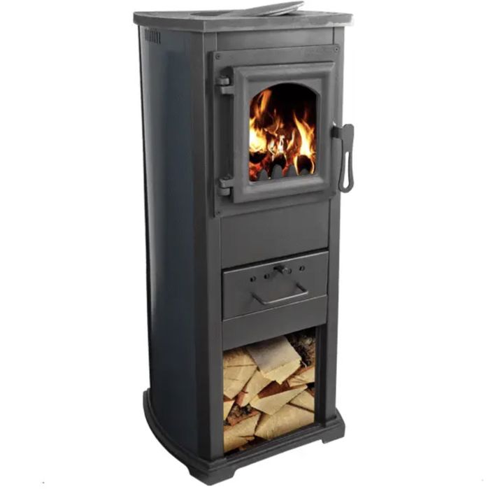 Топ! Буржуйка чавунна Піч Камін Blist Ekonomik Lux Чугунная печь камин
