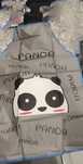 Avental plástico panda