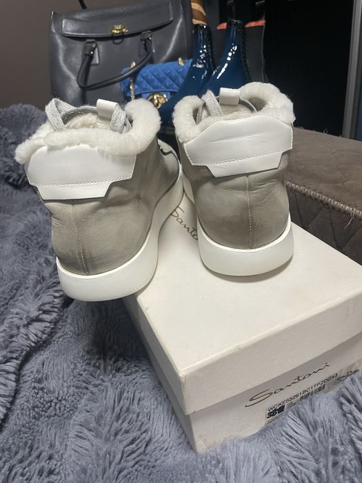 Зимові кеди Santoni. Італія оригінал цегейка