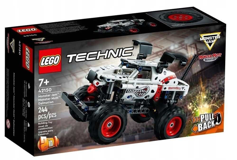 Nowe LEGO Technic Monster Jam Mutt Dalmatian samochód zabawka klocki