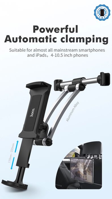 Держатель Hoco CA62 до 12.9" крепление ipad samsung iphone xiaomi