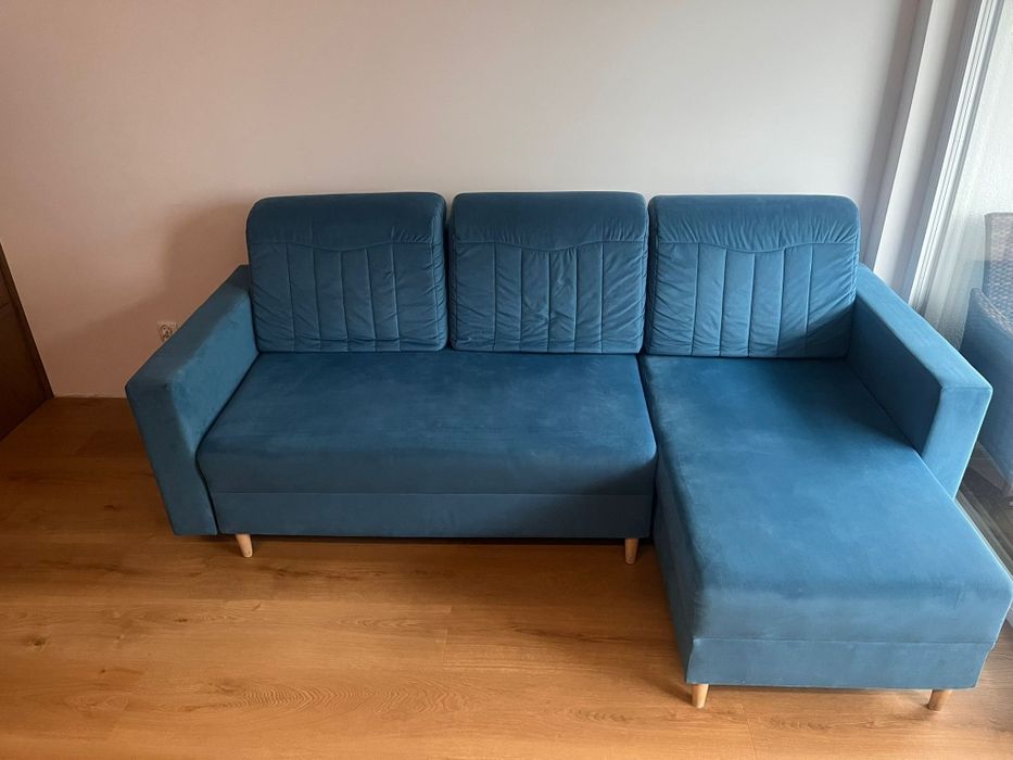 Kanapa narożna, narożnik, sofa Chile, rozkładana jak nowa. Agata mebl