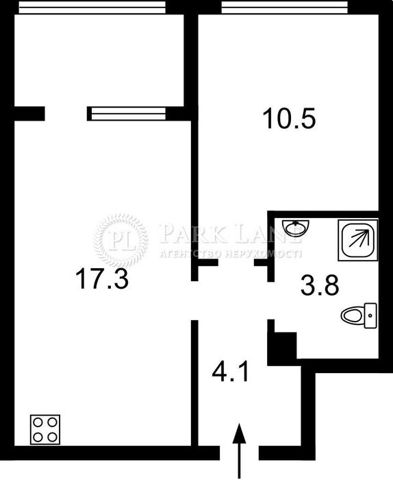 Сучасний ремонт! Продаж 1-к квартири ЖК Файна Таун Салютна, 2/1