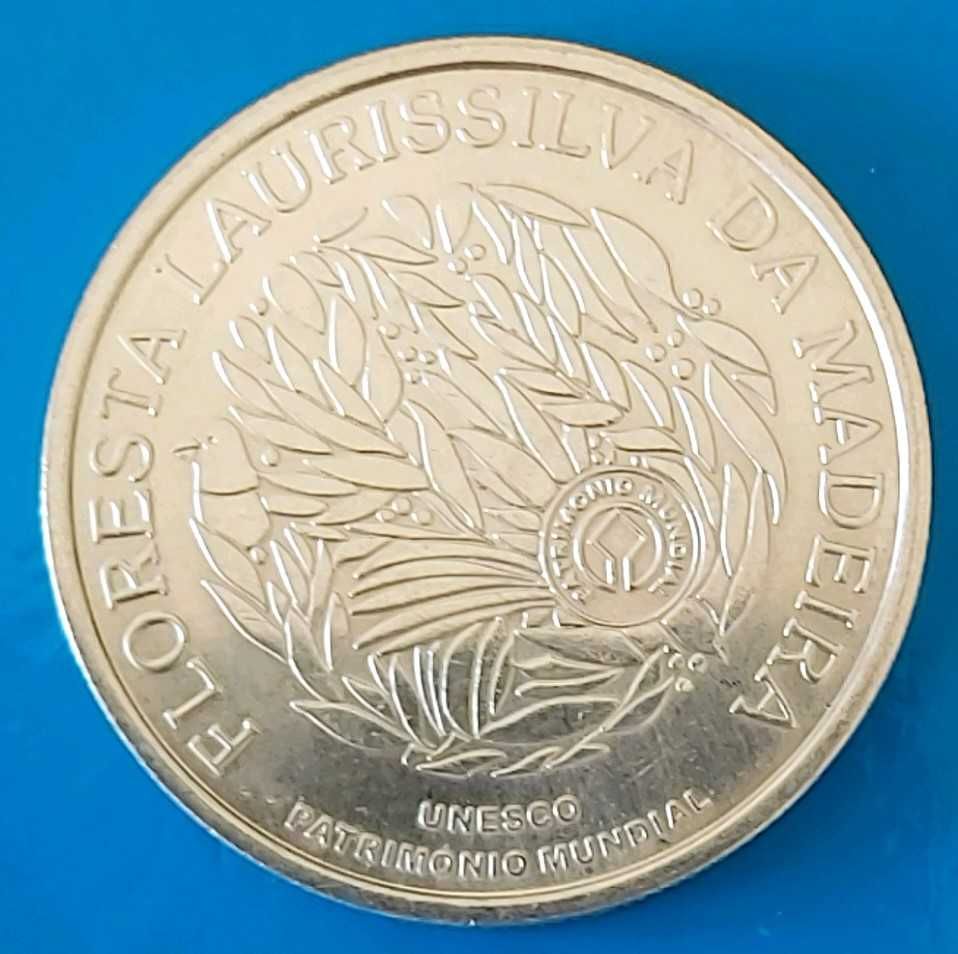 5 Euros de 2007, Portugal, Floresta Laurissilva da Madeira,  da UNESCO