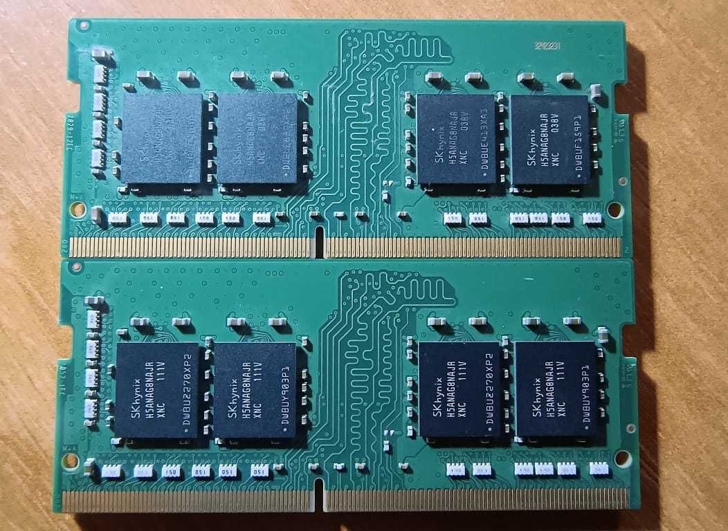SK hynix SODIMM 16GB DDR4 3200Mhz HMAA2GS6AJR8N-XN - 2 шт.