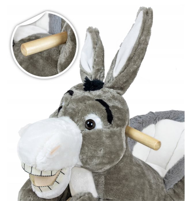 Konik bujany Sapphire Kids SK-41 - interaktywny osiołek