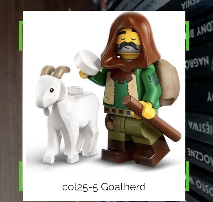 LEGO Minifigures  - Pasterz z kozą (Goatherd) - col428