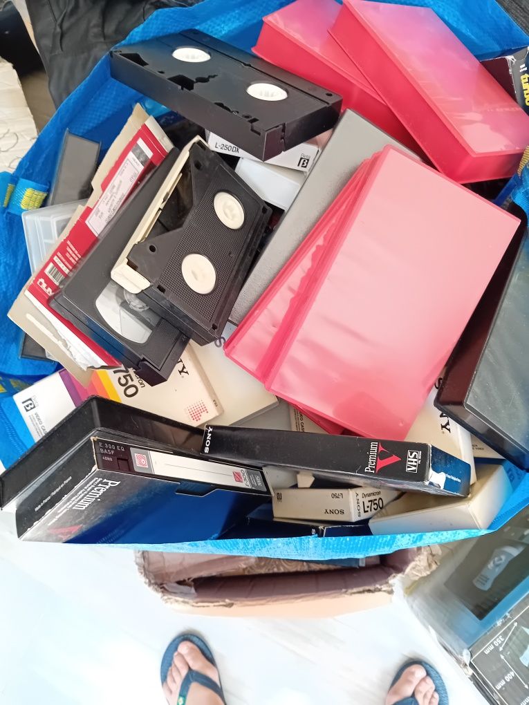 Cassetes VHS e BETA