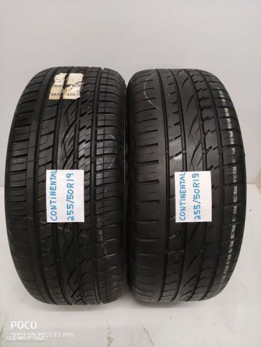 2 pneus 255/50/19 continental - oferta dos portes