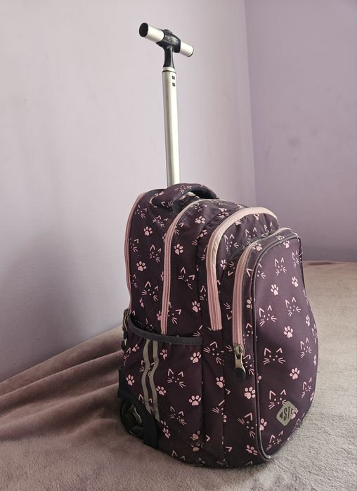 ST.RIGHT Plecak na kółkach szkolny wielokomorowy KOTY