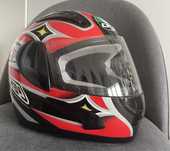 Nowa CENA Kask AGV M czerwony czarny