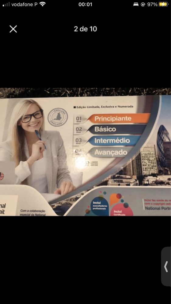 Vendo edição limitada exclusiva e numerada Inglês para todos