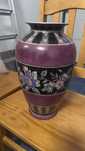 Vaso decorado com 36cms de altura - Novo