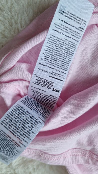 Różowa koszulka minnie maus r. 128