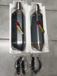 Ponteira escape tipo Akrapovic inox - com DbKiller - 55€ NOVAS