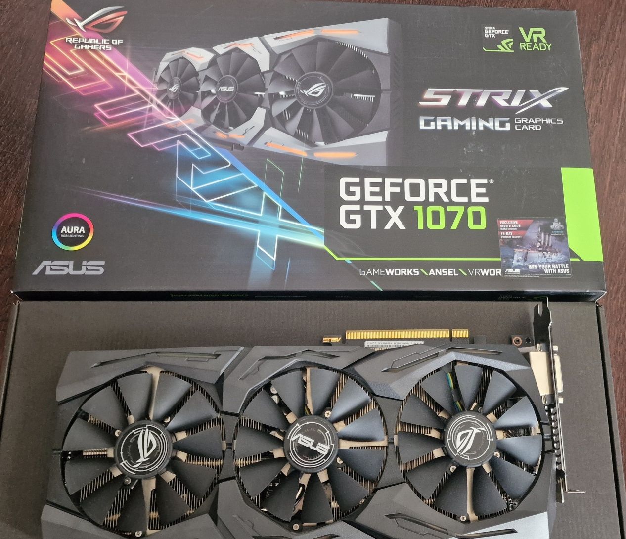 ASUS GeFors GTX 1070 Strix 8gb