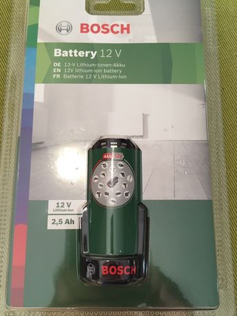 Bateria Bosch 12v 2,5 Ah