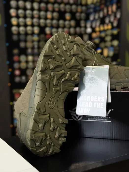 Тактичні літні кросівки на автошнурівці ESDY олива 40-45р