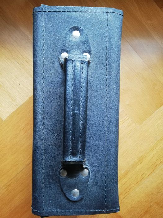 Torba, skrzynka na narzędzia z różnymi obcęgami, 10 elementów, retro