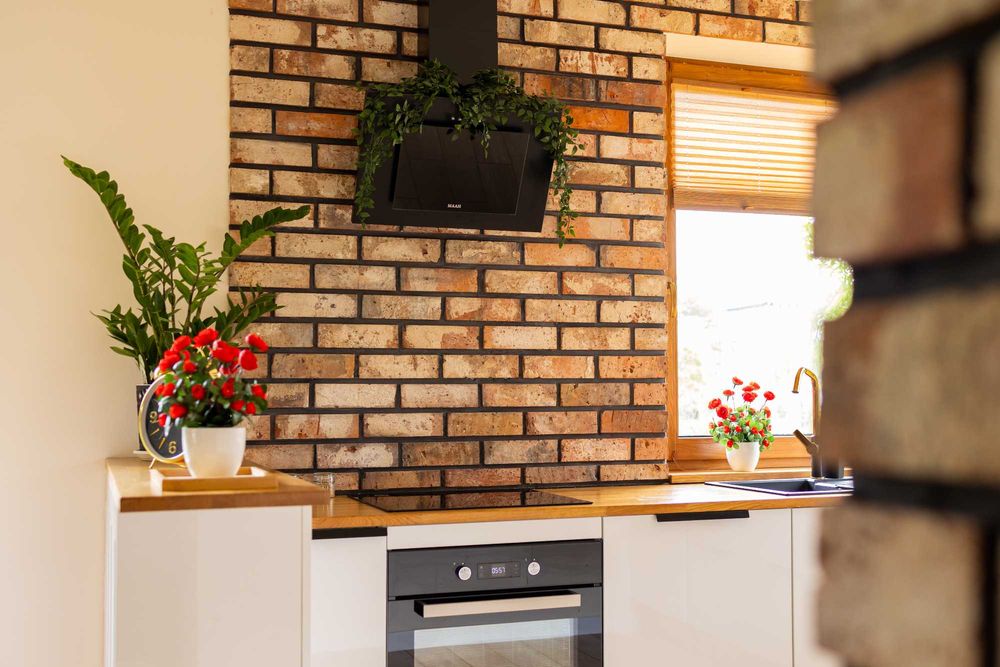 Cegła na Ścianę i Elewacje Cięta Dekoracyjna Płytki Ceglane Lico Cegły