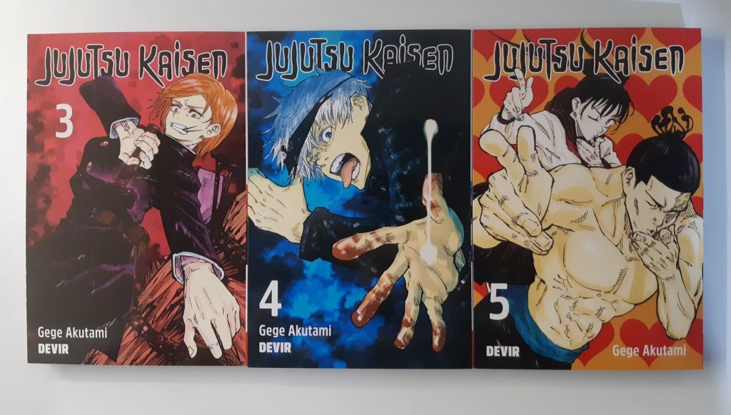 Jujutsu Kaisen, Volumes 0 a 5