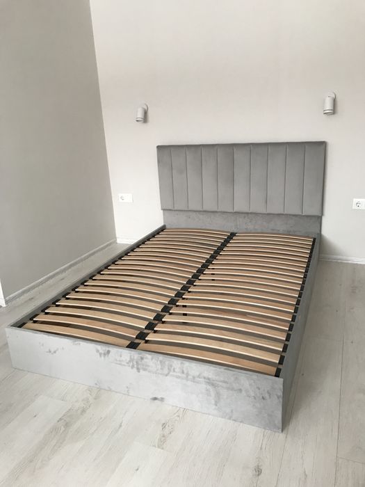 Двоспальне ліжко двуспальная кровать односпальне ліжко з ламелями