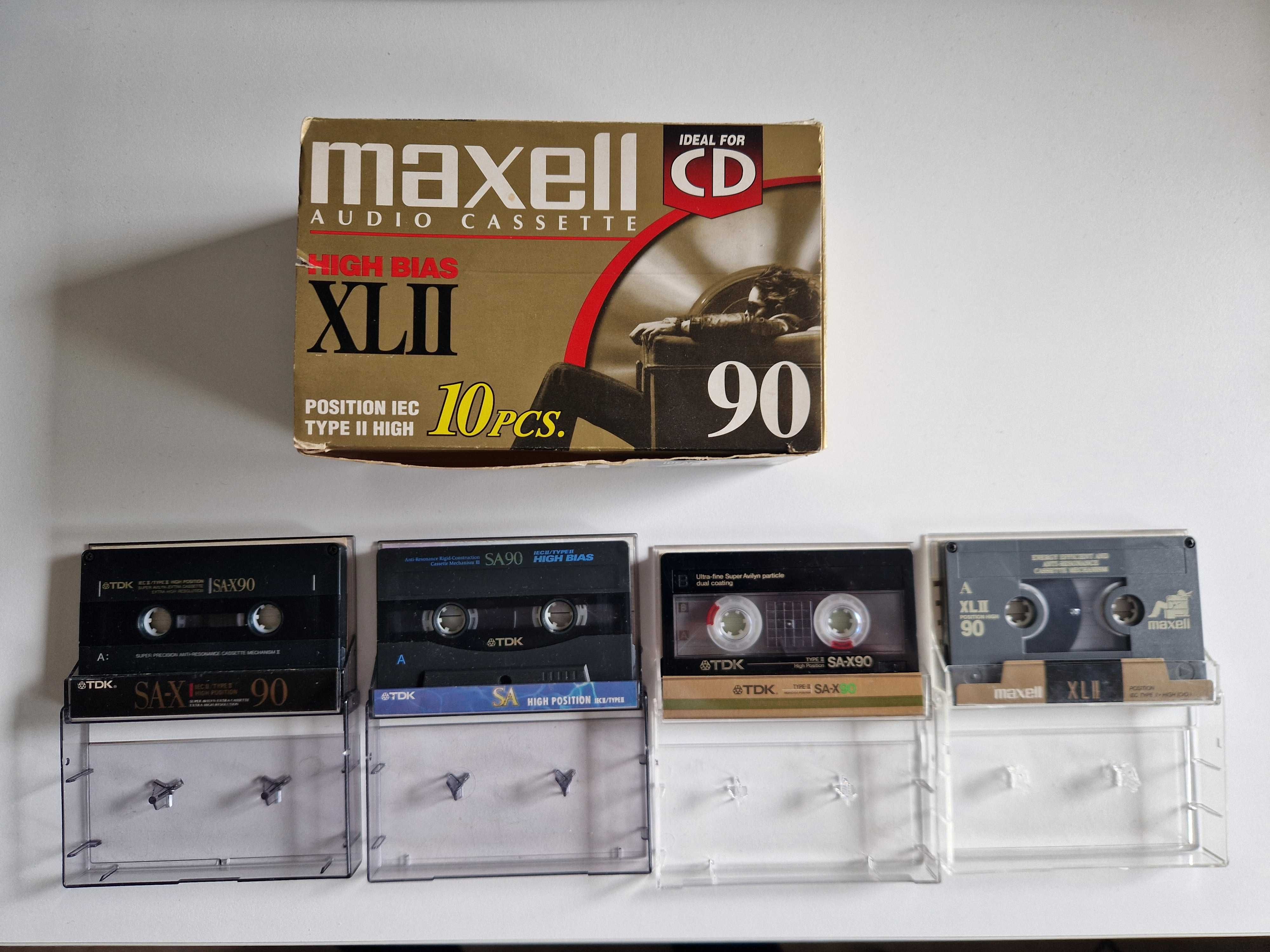TDK, Maxell - kasety magnetofonowe (używane)