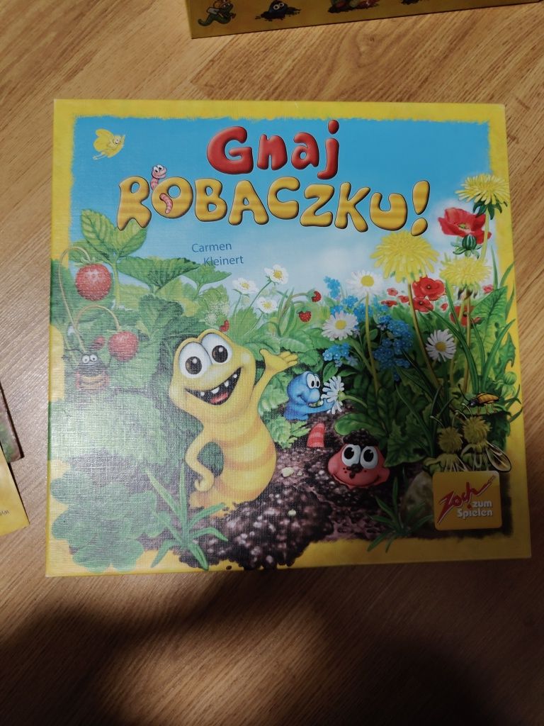 Gra planszowa gnaj robaczku