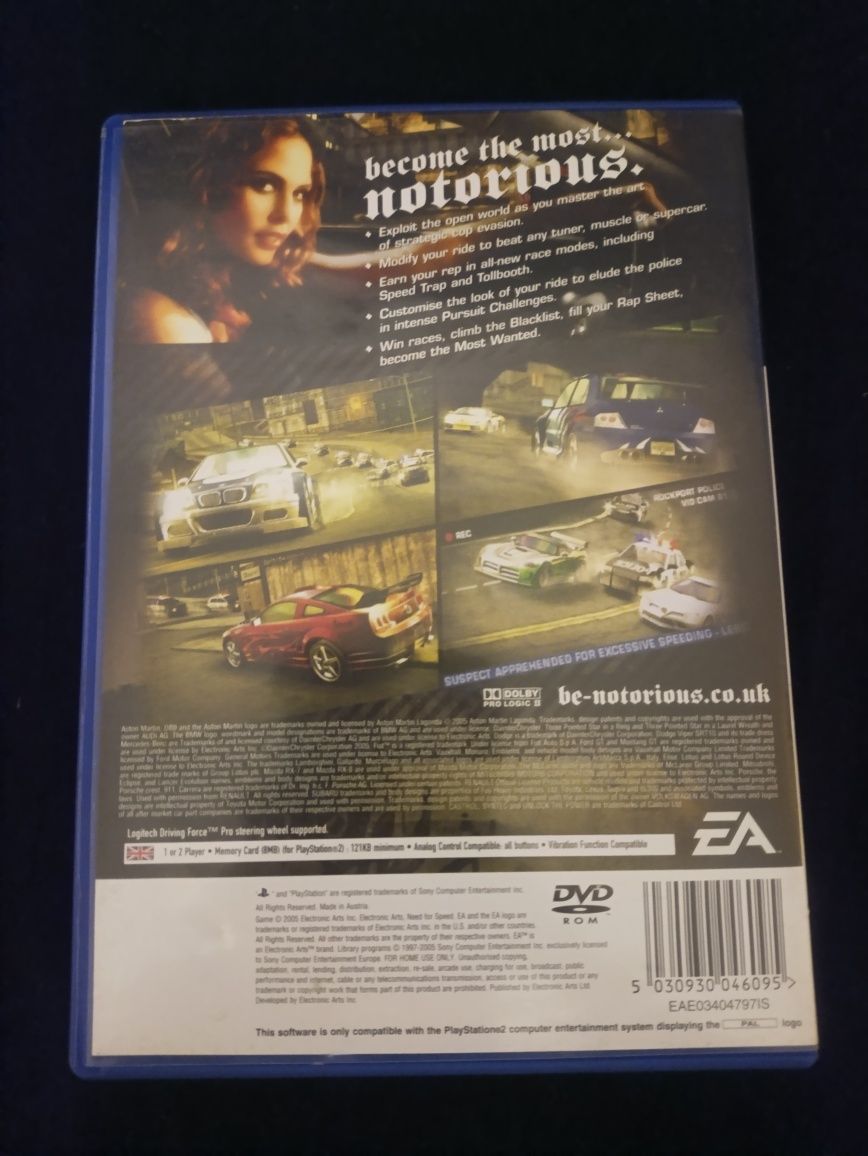 Need for Speed Most Wanted PS2 ENG