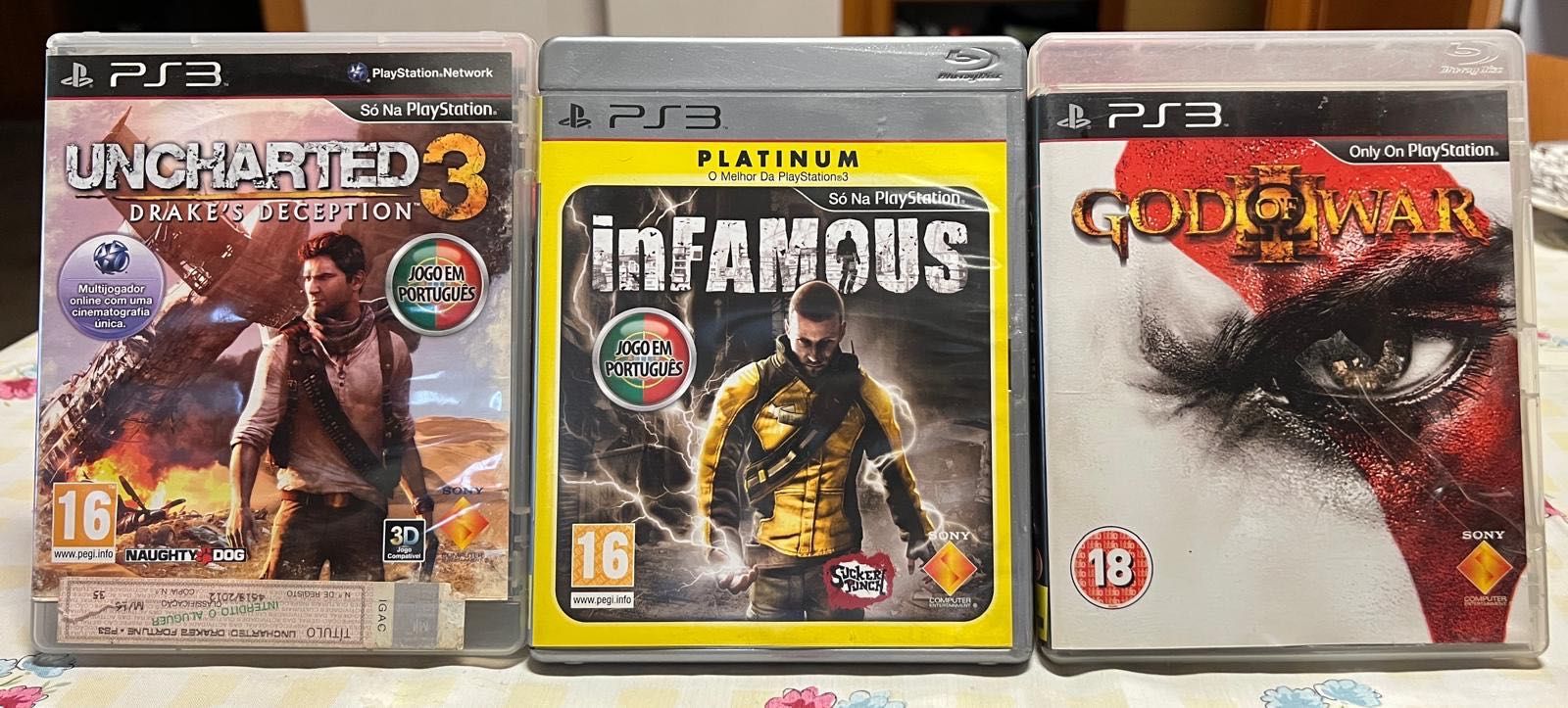 Jogos PS3 - Usados - (8€ cada um, 20€ os três)