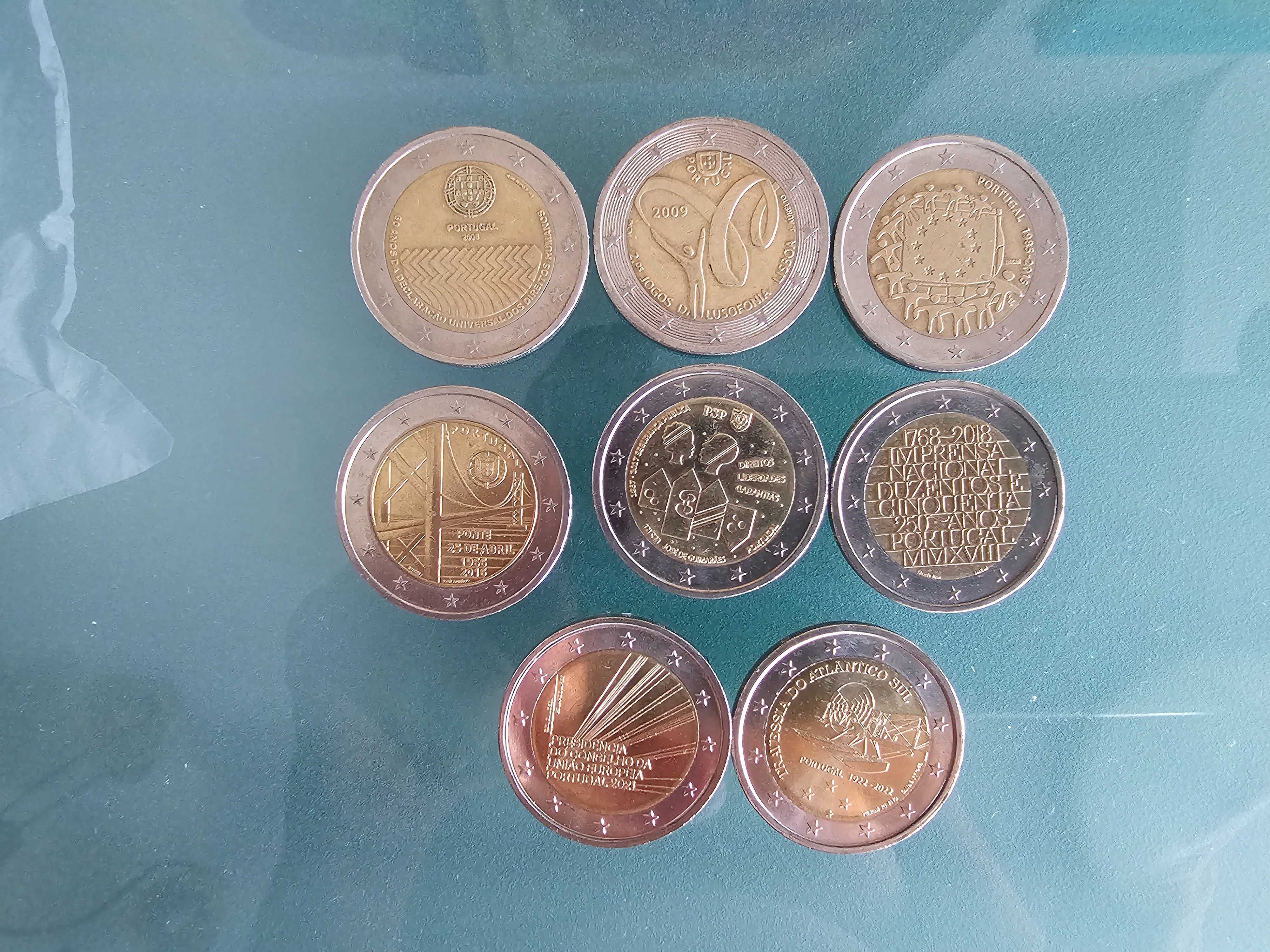 Moedas comemorativas de 2 euros