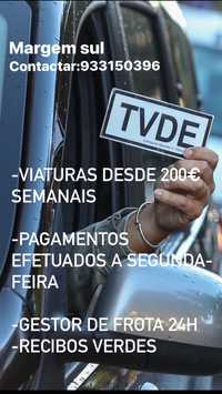 Alugo viaturas TVDE