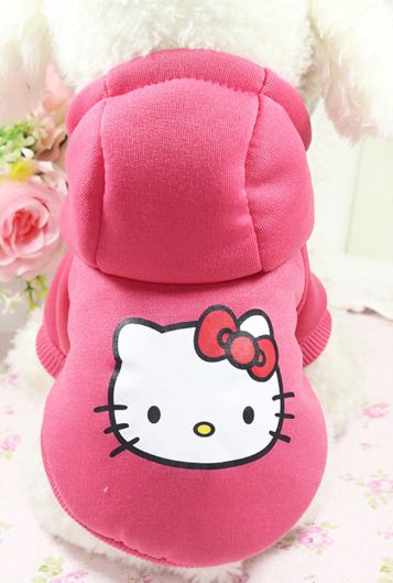 Camisola Hello Kitty de Inverno para gato / cão de porte pequeno