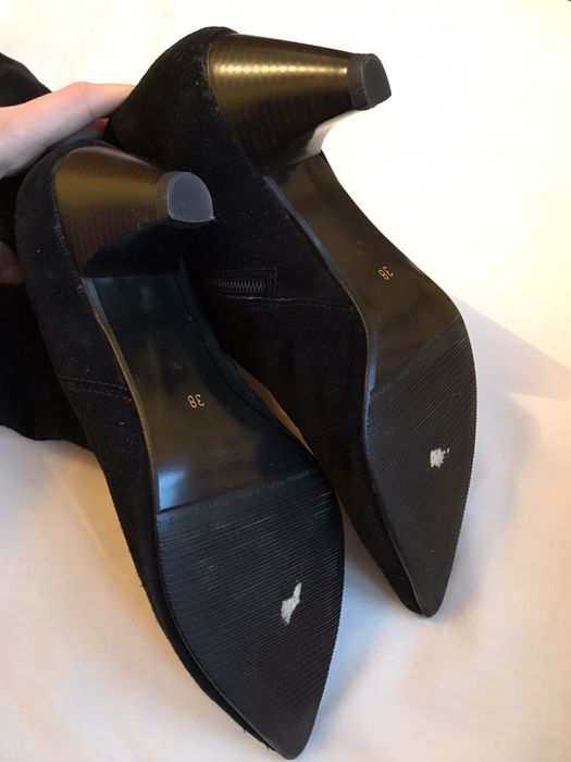 Замшевые сапоги, сапоги демисезонные