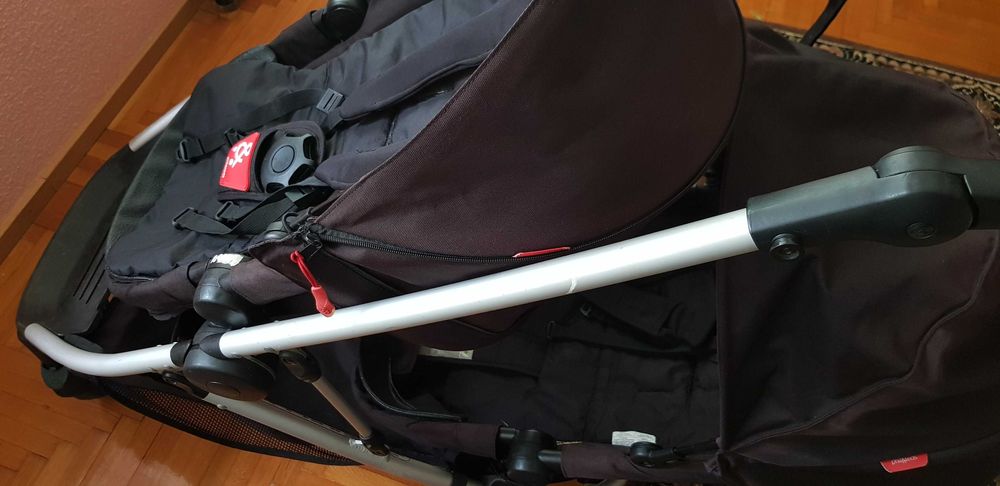 Wózek Phil&Teds Voyager rok po roku, bliźniaczy