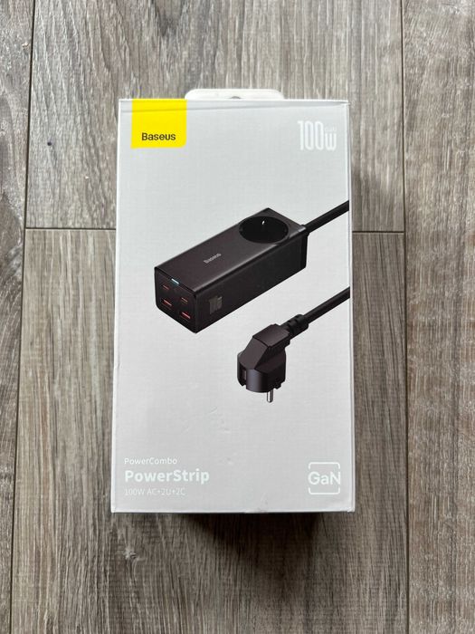 Baseus GaN3 Pro Desktop Powerstrip 100W listwa zasilająca - nowa