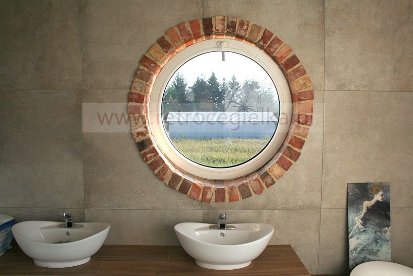 Sciana z cegły - płytki dekoracyjne, stara cegła