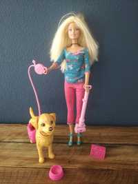 Lalka Barbie z pieskiem