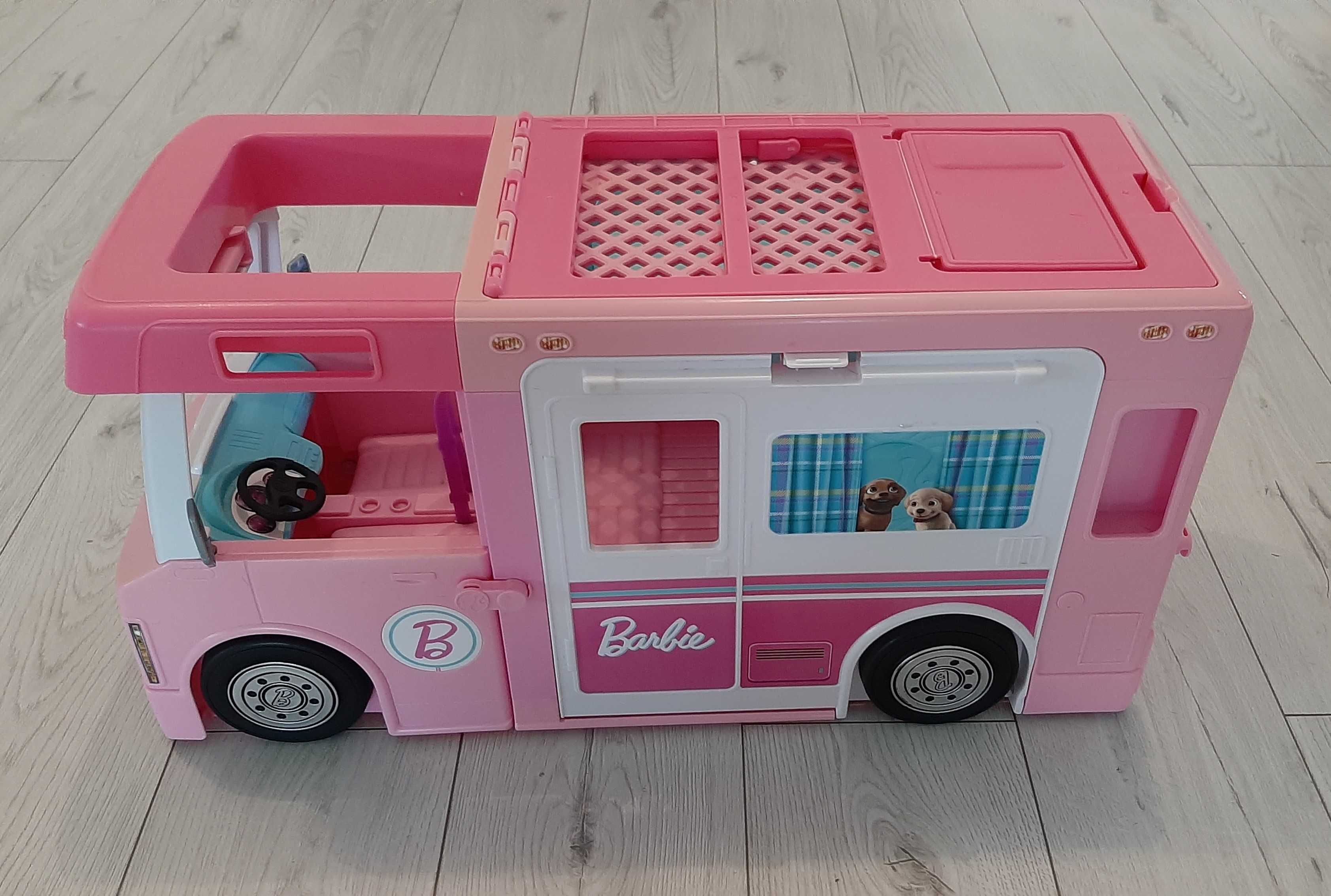 Różowy Samochód Kamper Barbie 3W1 Mattel GHL93