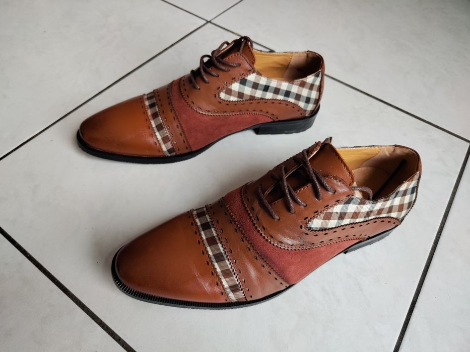 Оксфорди чоловічі, коричневі, 42