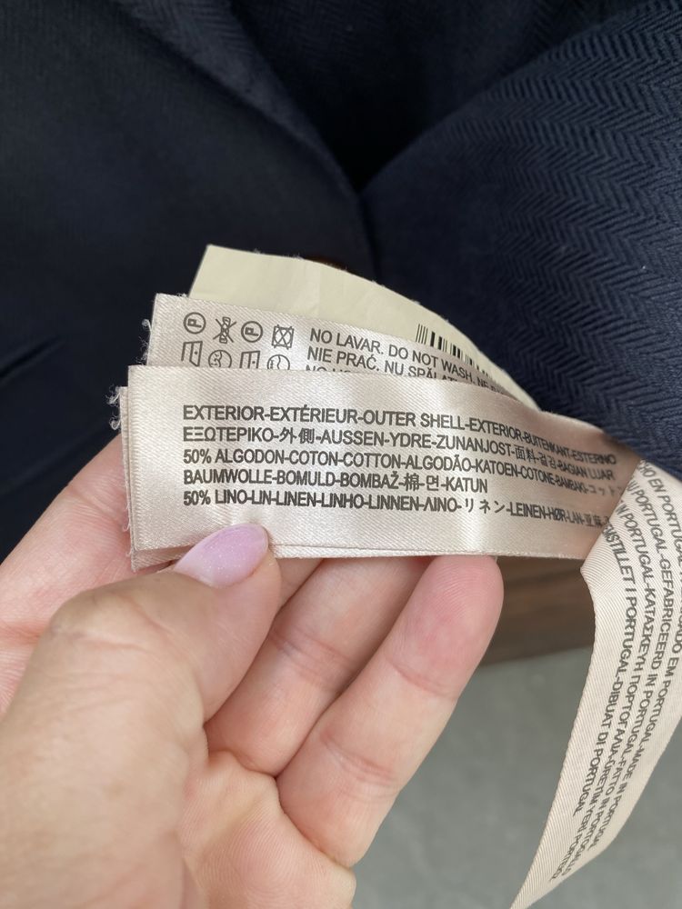 Marynarka Massimo Dutti L 40 granatowa