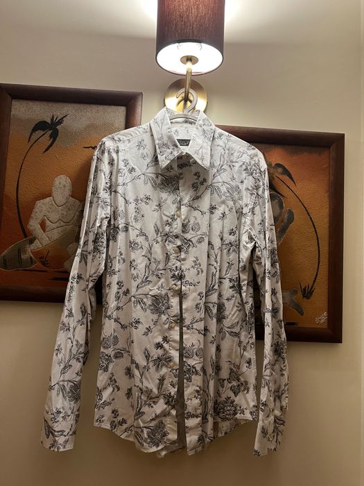 Camisa de homem em algodão , da Zara, tamanho L