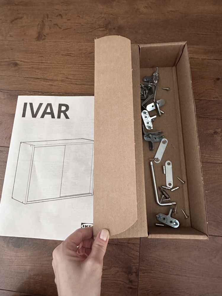 IVAR IKEA SZAFKA nowa, pomalowana na niebiesko