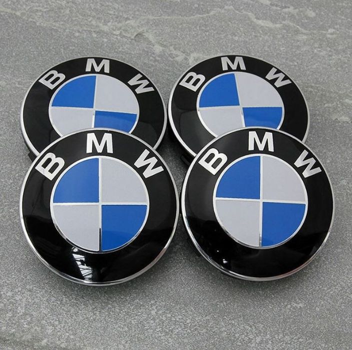 4x Dekielki Kapsle BMW 68mm | E36 E39 E46 E90 F10 F30 X1 X3 X5 X6